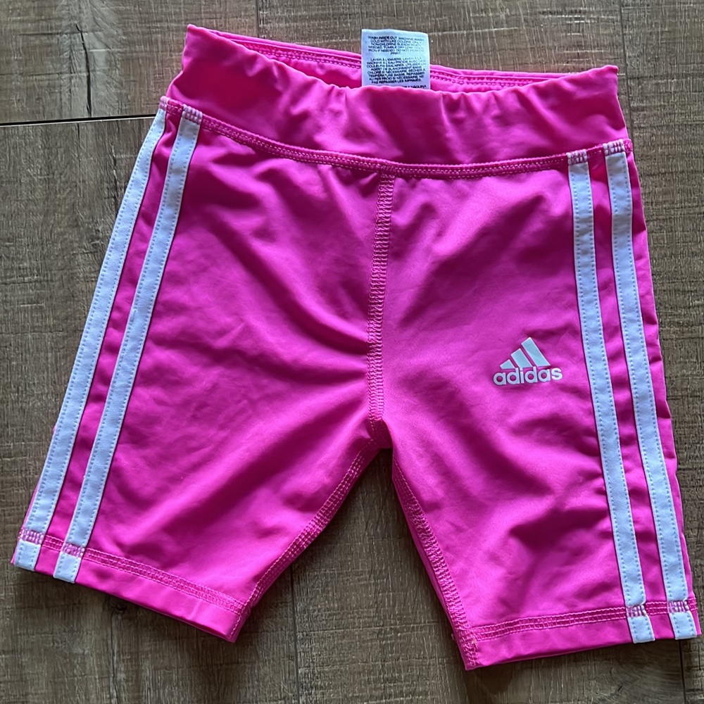 Girls size 5 Adidas bike shorts